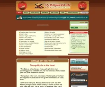Myreligionislam.com(My Religion Islam) Screenshot