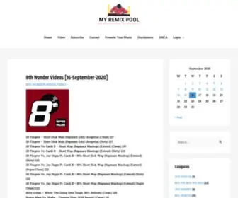 Myremixpool.com(My Remix Pool) Screenshot