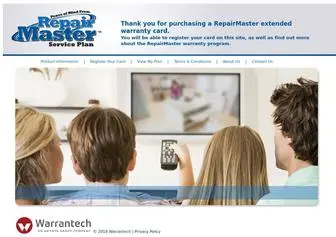 Myrepairmaster.com(Consumer Product Extended Warranties) Screenshot