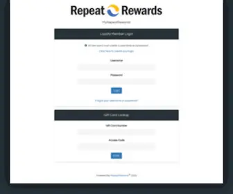 Myrepeatrewards.com(MyRepeatRewards) Screenshot