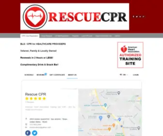 MyrescuecPR.com(RESCUE CPR) Screenshot