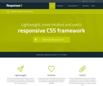 Myresponsee.com(Responsive CSS Framework) Screenshot