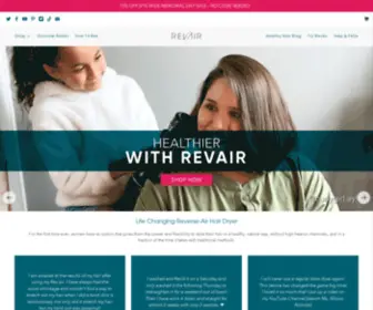 Myrevair.co.uk(RevAir changes the way you dry) Screenshot