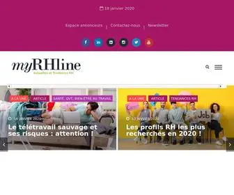 MYRhline.com(L'actualité RH) Screenshot