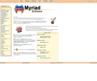 Myriad-Online.com(Official site of Myriad) Screenshot