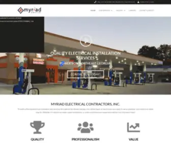 Myriadelectrical.com(Myriad Electrical) Screenshot