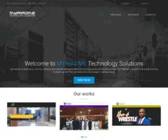 Myriadme.com(Myriadme Technology Solutions) Screenshot