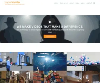 Myriadmedia.net(Video production agency for tech and social impact) Screenshot