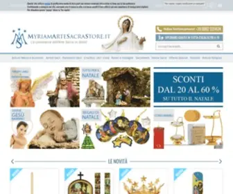 Myriamartesacrastore.it(Vendita articoli religiosi on line) Screenshot