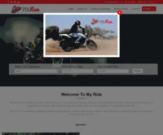 Myrideindia.com(MyRide India) Screenshot