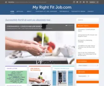 Myrightfitjob.com(Tools That Really Work to Find & Do Work You Love) Screenshot