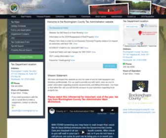 Myrockinghamcountynctax.com(Rockingham County Tax Administration) Screenshot