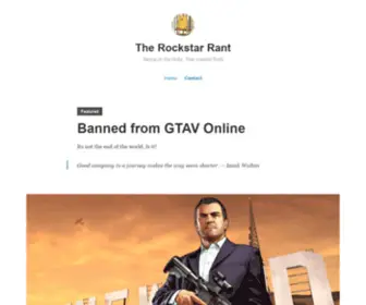 Myrockstarrant.com(Taking on the Bully) Screenshot