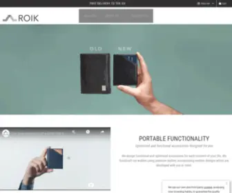 Myroik.com(The slim wallet y The Messenger) Screenshot
