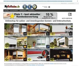 Myrollladen.de(Onlineshop für Innen) Screenshot