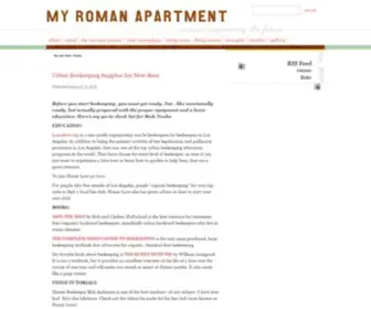 Myromanapartment.com(WordPress) Screenshot