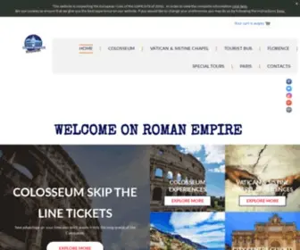 Myromantour.com(Roman empire) Screenshot