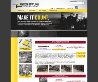 Myronbowling.com(Myron Bowling Auctioneers) Screenshot