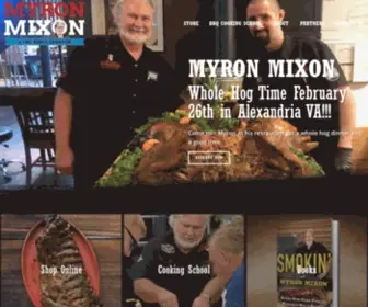 Myronmixon.com(Myron Mixon) Screenshot