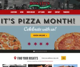 Myrosatis.com(Italian Food & Pizza Restaurant) Screenshot