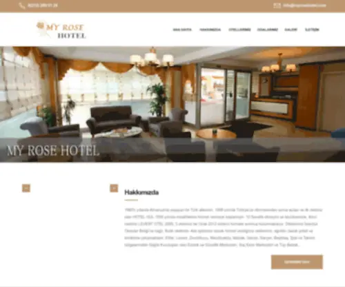 Myrosehotel.com(MY ROSE HOTEL) Screenshot