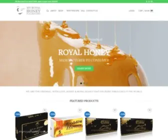 Myroyalhoney.com(Royal Honey) Screenshot