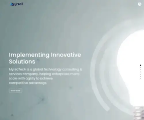 MYrsatech.com(Implimenting Innovative Solutions MyrsaTech) Screenshot