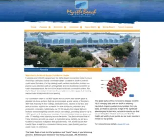MYRtlebeachconventioncenter.com(Myrtle Beach Convention Center We Host Great Meetings) Screenshot
