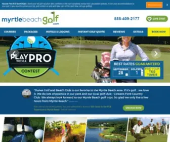 MYRtlebeachgolf.com(Myrtle Beach Golf) Screenshot