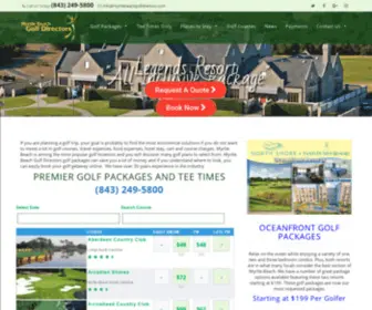 MYRtlebeachgolfdirectors.com(Myrtle Beach Golf Directors) Screenshot