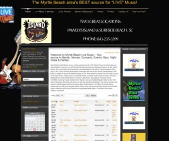 MYRtlebeachlivemusic.com(Myrtle Beach Live Music) Screenshot