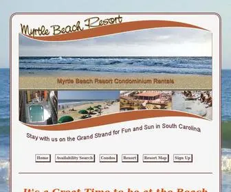 MYRtlebeachresort.com(The Myrtle Beach Resort) Screenshot