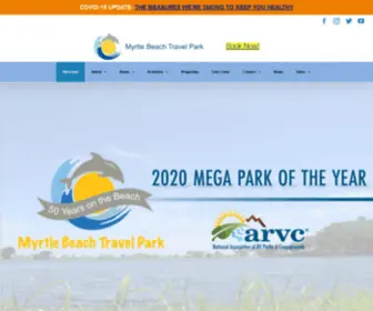 MYRtlebeachtravelpark.com(Myrtle Beach Travel Park) Screenshot