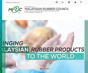 Myrubbercouncil.com(Malaysian Rubber Council (MRC)) Screenshot