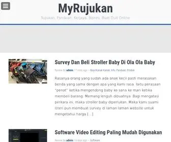 Myrujukan.com(Rujukan, Panduan, Kerjaya, Bisnes, Buat Duit Online Dan Review) Screenshot