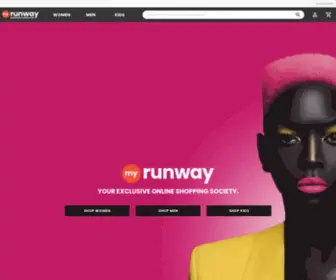 Myrunway.co.za(Shop Clothing) Screenshot