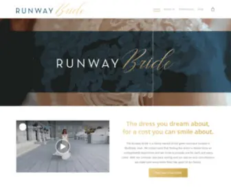 Myrunwaybride.com(Your Dream Dress For Less Than The Rest) Screenshot