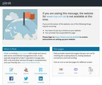 Myrush.de(Domain Default page) Screenshot
