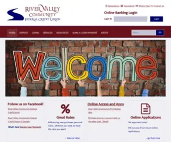 MYRvcu.com(River Valley Community FCU) Screenshot