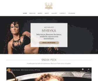 MYRyka.com(Belly dance) Screenshot