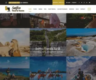 Mysaifco.com(Saifco Travel & Tourism) Screenshot