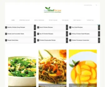 Mysaladrecipe.com(My Salad Recipe) Screenshot