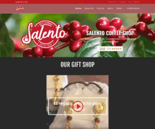 Mysalentocoffee.com(Salento Coffee) Screenshot