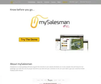 Mysalesman.com(Start qualifying leads today) Screenshot