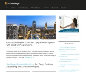Mysandiego.org(San Diego Business Directory) Screenshot