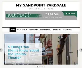 Mysandpointyardsale.com(My Sandpoint Yardsale) Screenshot
