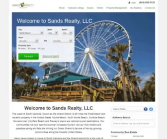 Mysandsrealty.com(Sands Realty) Screenshot