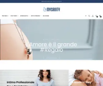 Mysanity.it(Scopri la nostra offerta di abbigliamento intimo premaman) Screenshot