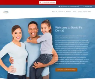 Mysantafedental.com(Edmond Oklahoma Dental) Screenshot