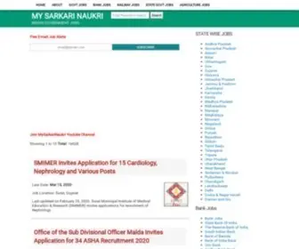 Mysarkarinaukri.com(Sarkari Job) Screenshot